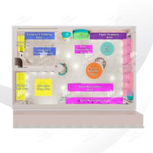 Wholesale 06-DBAS Mom And Baby Store Zoning With Dopamine Style from china suppliers