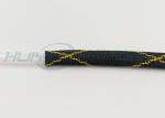 Yellow Cross Color Electrical Braided Sleeving Environmentally - Friendly