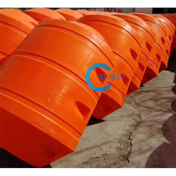 Cylindrical 150KG Durable Dredging Pipe Float With UV Resistance