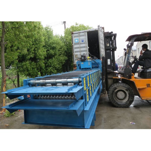 Automatic Roofing Sheet Roll Forming Machine Double Layer Corrugated and IBR