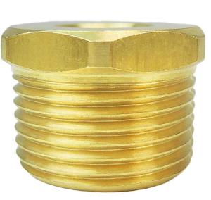 Wholesale 3/4&quot; NPT Male X 1/4&quot; NPT Female Brass Tube Fitting Hex Bushing from china suppliers