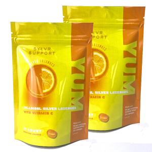 Wholesale Food Grade Glossy Stand Up Zipper Plastic Bag For Vitamin Packaging Bag from china suppliers