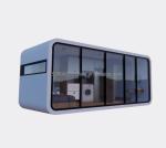 Modern 20ft 40ft Prefab House Outdoor Tiny Pod Coffee House Mobile Working Apple