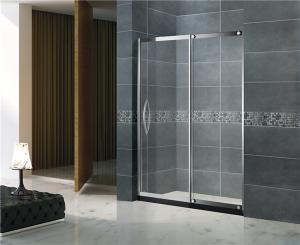 Wholesale Sliding 304 Stainless Steel Shower Screens Outside Fixed Glass for Apartment / Home from china suppliers