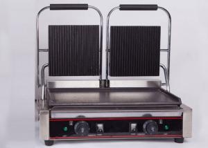 Wholesale Double Heads Electric Sandwich Griddle Snack Bar Equipment 110V/220V from china suppliers