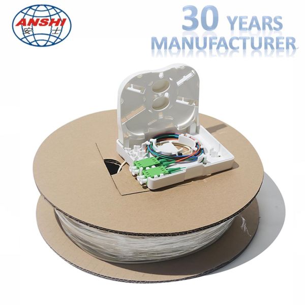 G652D 2 Ports Ftth Fiber Optic Termination Box With SC LC Adapter