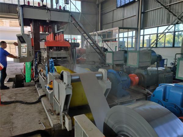 Tension Leveler Skin Pass 2Hi 4Hi Rolling Mill Line For Steel Coil Stainless