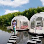 KTV Outdoor Bubble Tent PC Clear Transparent Farmhouse Dome Tents