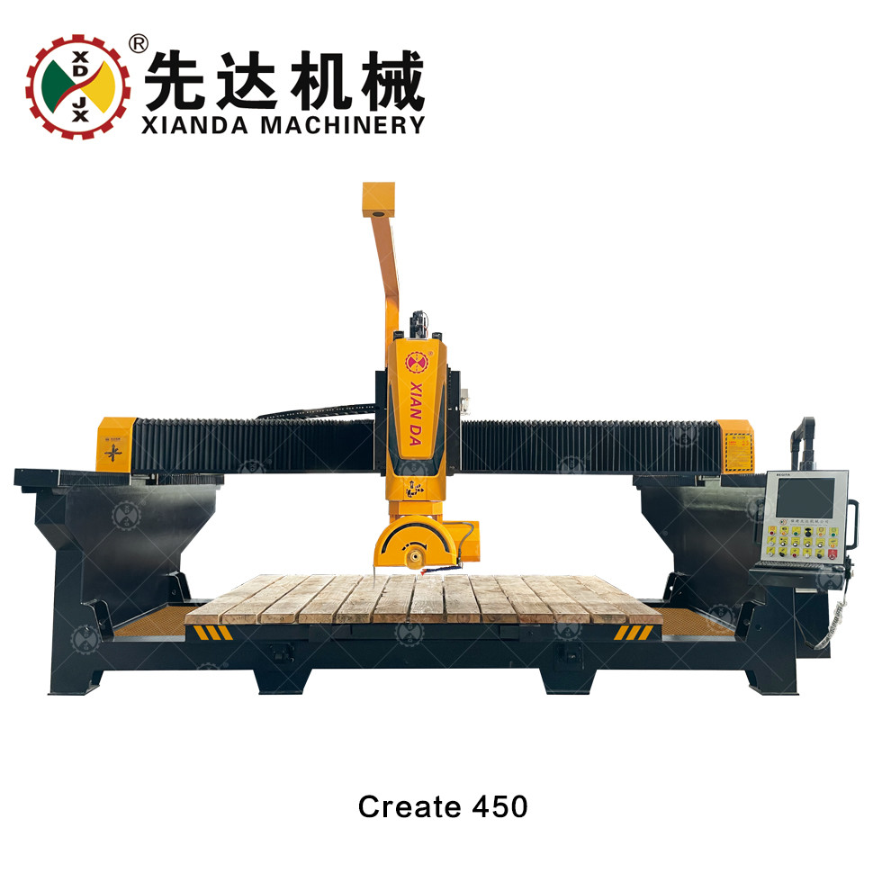 5 Axis CNC Marble and Granite Bridge Saw for Stonework