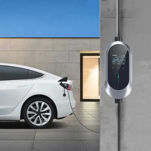 Wholesale SAE J1772 Type 1 7kw EU Single Gun Portable Electric Vehicle Charger from china suppliers