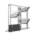 P3.9 Outdoor Fixed LED Display Screen SMD1921 1000x1000mm Cabinet Front Service