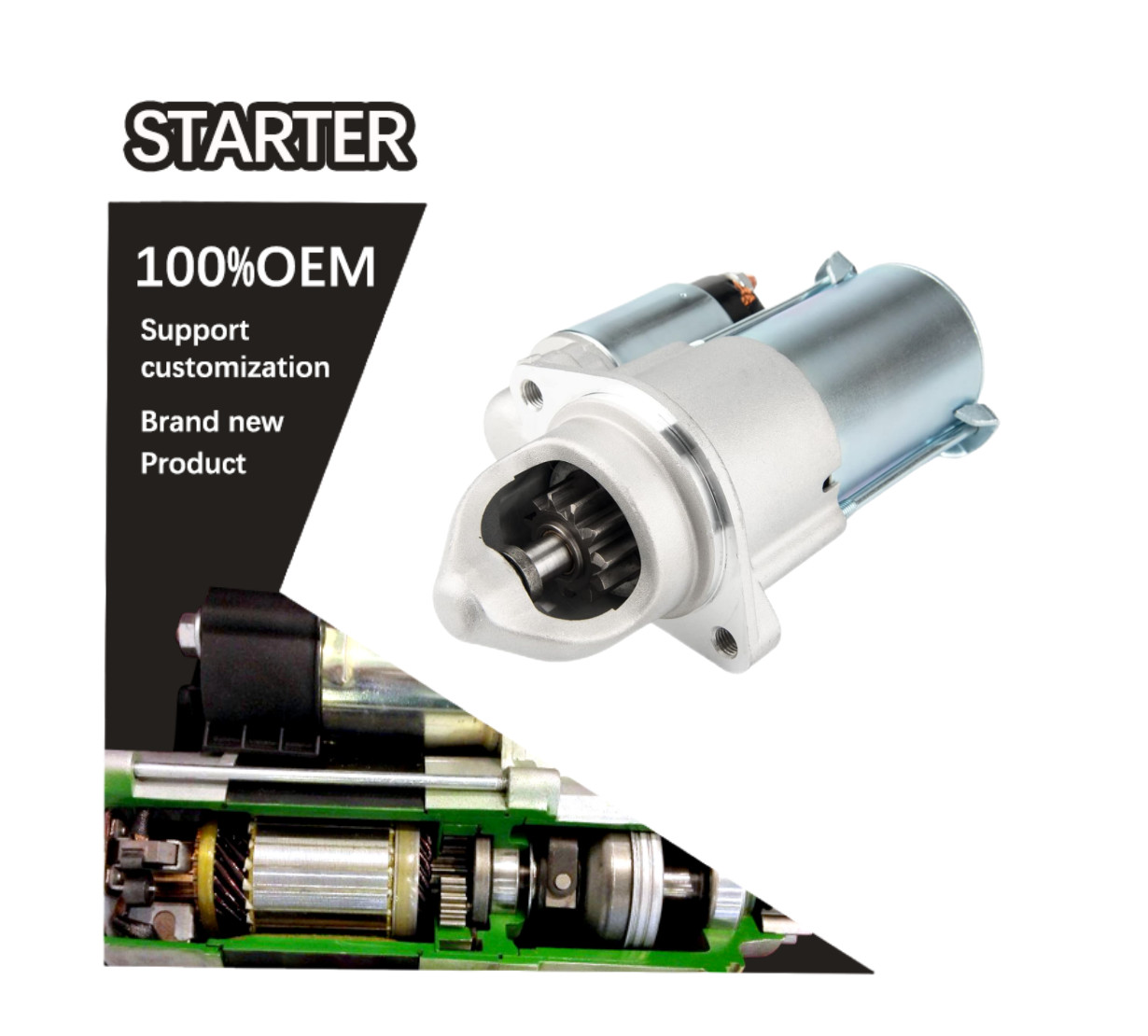 12V 11T CW STARTER 36100-2G000, 36100-2G200, 36100-2G200RU, 36100-2G210, 36100-2G250, 36100-2G300, 36100-2G400
