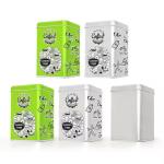 250g 300g 500g Custom Food Grade Sealed Tea Tin Packaging Luxury Airtight Screw