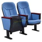Stadium Auditorium Chairs With Wooden Writing Pad / Lecture Room Seating