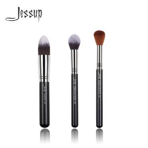 Wholesale Tapered Rush Head 3pcs Face Makeup Brush Set Concealer Blend Contour from china suppliers