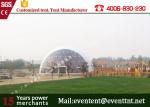 White Cover Customized Luxury Camping Tent European Style For Outdoor Hotel 30m