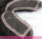 U-part Lace top closure 4''x4''brazilian virgin hair natural color 10''-24''L