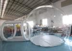Outdoor Transparent Large Inflatable Bubble Camping Tent Single Tunnel