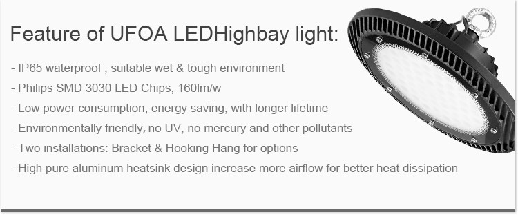 100w 150w 200w Led High Bay Light Factory Industrial High Bay Led Lighting