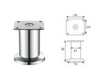 Anti - Oxidation Modern Furniture Legs No Environmental Pollution