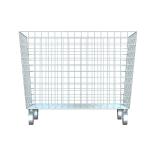 Metal Bin Chrome Color Welded Hotel Display Stand Cart Type