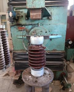 Wholesale High Strength Porcelain C-120 Station Post Insulator ANSI TR-208 Brown Glaze from china suppliers
