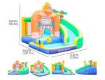 Doctor Dolphin Inflatable Water Slide For Toddler Water Bounce House With Splash