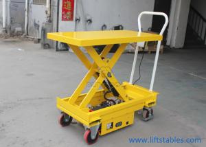 Wholesale ES Series Scissor Q345B Electric Mobile Lift Table Trolley Portable Platform from china suppliers