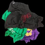 RTS Wholesale Used Mixed Color 100% Cotton T Shirt Industrial Wiping Rags