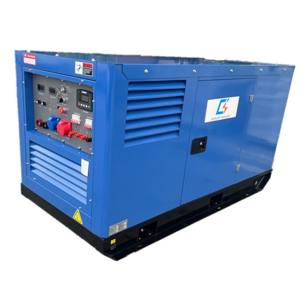 500A Genset Diesel Generator 400Amp Welding Plant With Industrial Cummings