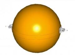 Wholesale High Reflective 600mm Aircraft Warning Ball Orange Color FRP from china suppliers