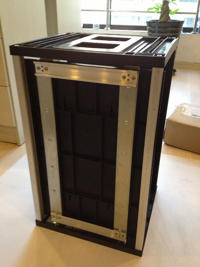 Adjustable Plastic Base ESD Anti Static PCB Magazine Rack For Storage 355 X 320 X 563mm