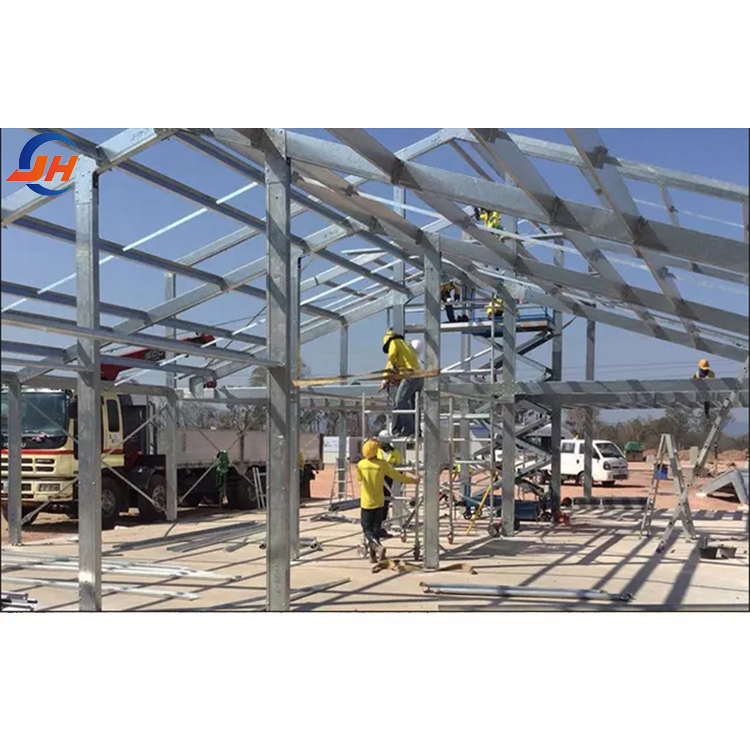 200 Km/h Wind Load Steel Structure Warehouse Workshop for Farm and Layer Farm Building