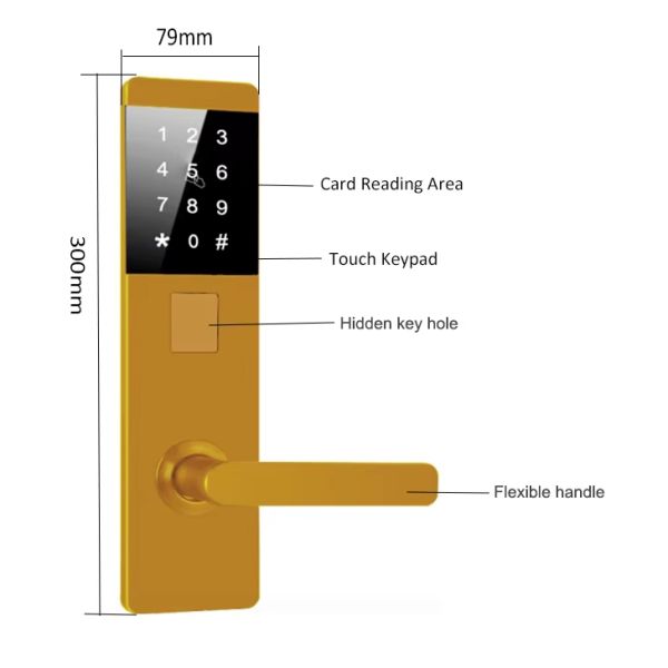 TGM726 Tuya Hotel Lock