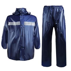 Wholesale Blue Reflective Rainwear Jacket Safety Workwear For Working Hiking Outdoor Active from china suppliers