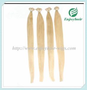 Wholesale Pre-Bonded Hair 10&quot;-28&quot; 100s/pack 24# color Straight Human Hair Brazilian hair extension from china suppliers