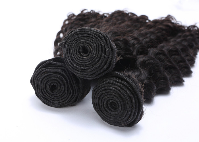 100% Cuticle Aligned Virgin Peruvian Hair Extension Deep Wave Natural and Smooth