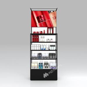 Wholesale KLNS-R5 Adjustable Shelves Skincare Display Cabinet with 5mm Thick White Glass from china suppliers