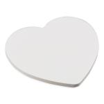 Blank Coated Heart Shape Sublimation Ceramic Coaster For Sublimation Heat