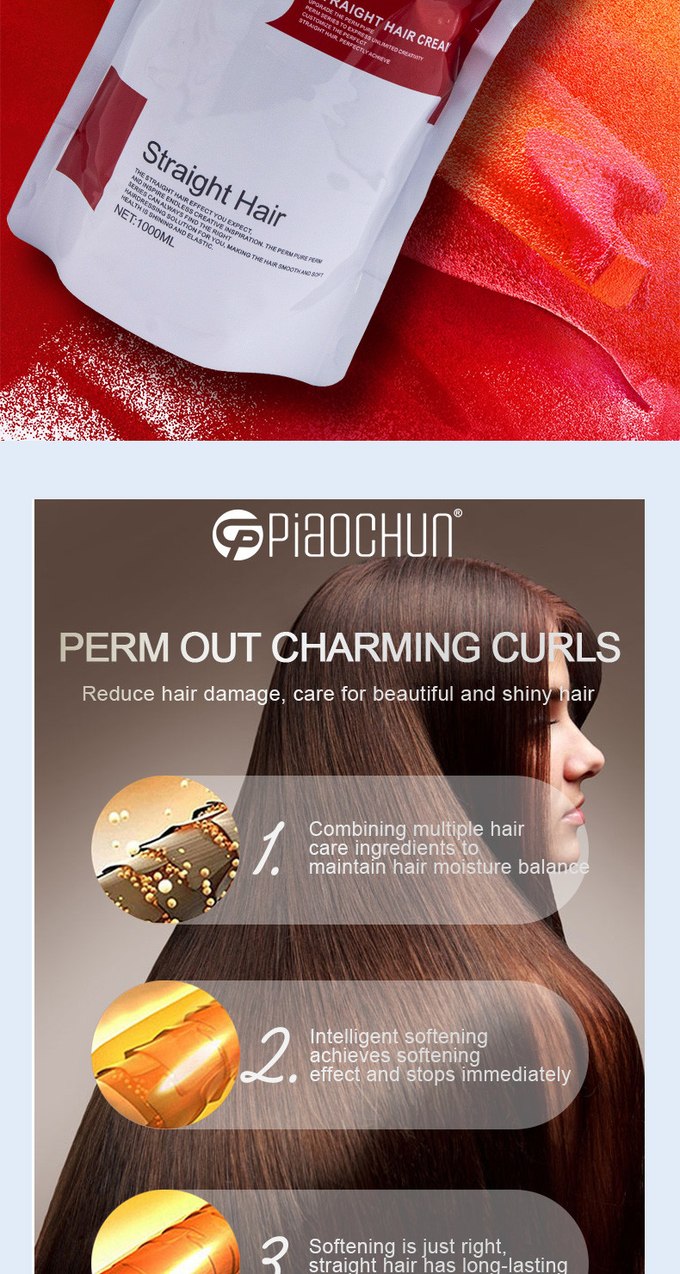 Salon Use Hair Protector Cream For Straightening , Frizz Control Cream Long Lasting