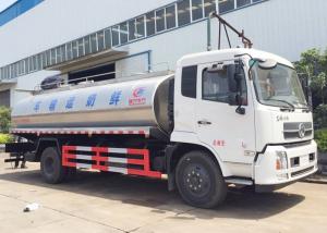 China Dongfeng 10CBM Fresh Milk Tank Truck , 10 Ton 4000 Gallon Water Truck on sale