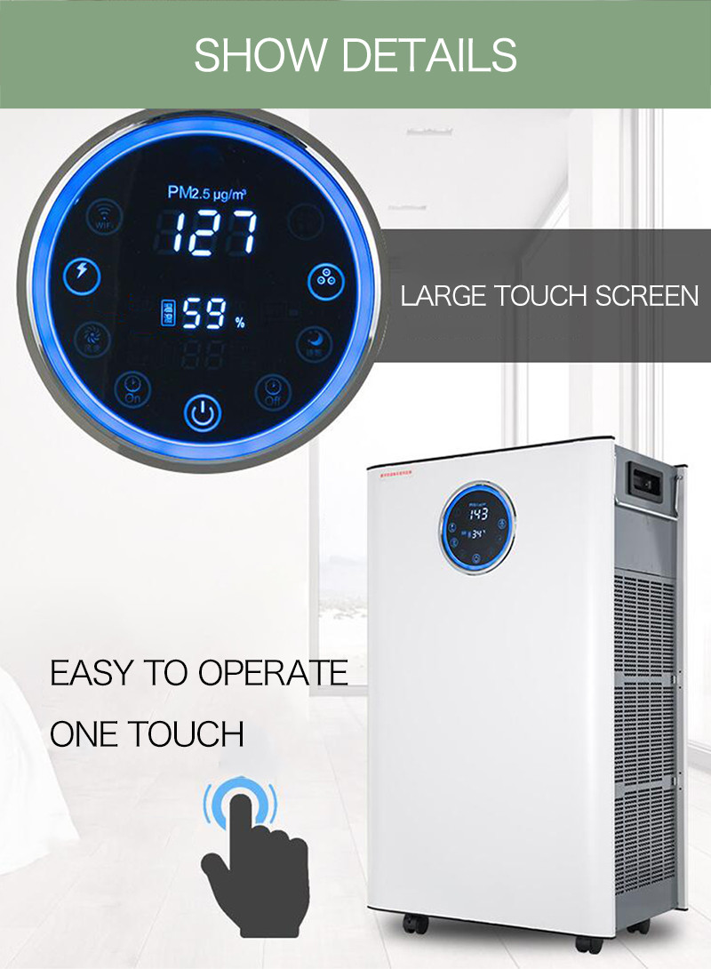 Plasma Cold Photocatalyst URHAF HL15 Large Air Purifier TUYA WIFI App