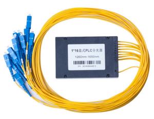 Wholesale 1X8 ABS Coupler Fiber Optic Plc Splitter 2.0mm Cable SC APC PC UPC Connector from china suppliers