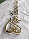 ManMufacturer Custom Laser Cutting 3D Metal Titanium Backlit Signage Stainless