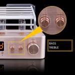 Integrated Stereo Hybrid Vacuum Tube Audio Amplifier With Subwoofer Output MIC