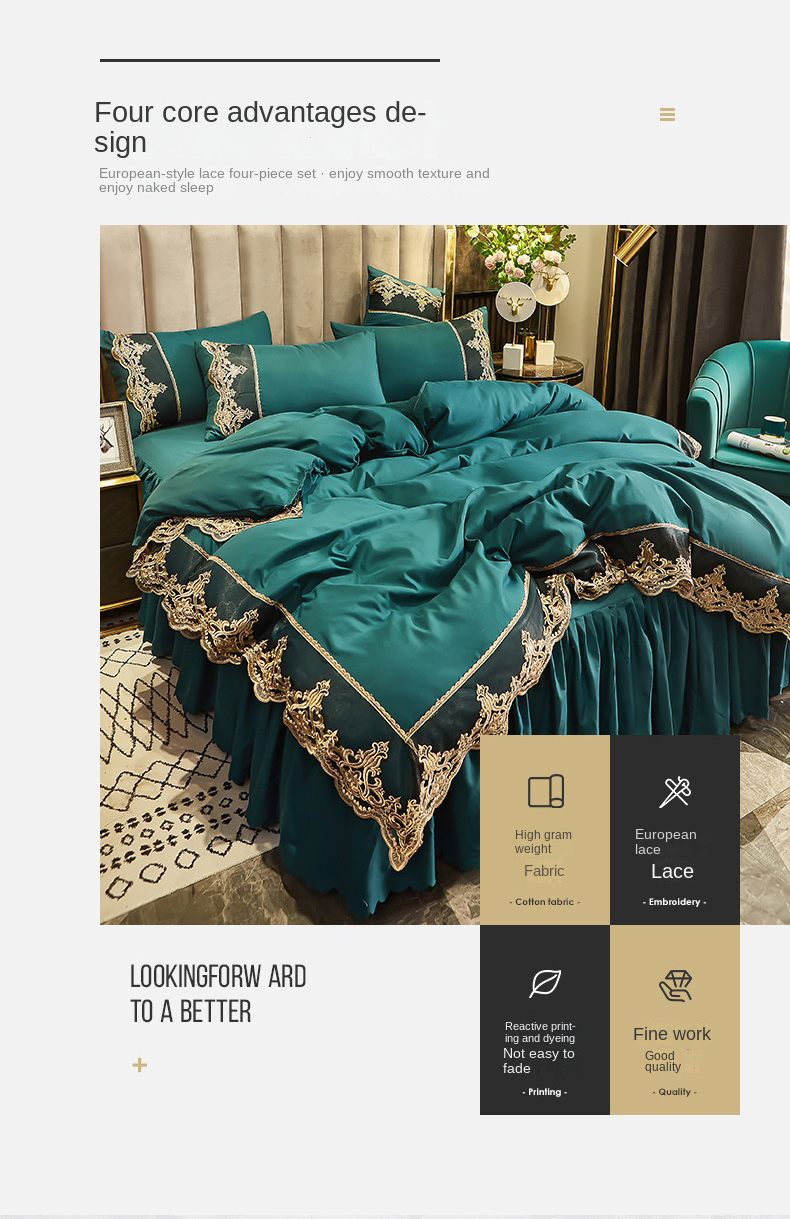 Custom Polyester Fabric Bed Skirt Bedding Set for Adults and Children Duvet Included