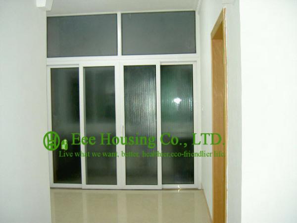 Residential UPVC Sliding Door With Frosted Glass, Vinyl Sliding Door for sale In