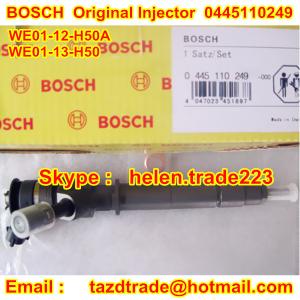 Wholesale BOSCH Original Injector 0445110249 /WE01-13-H50 /WE01-12-H50A for MAZDA BT-50 WE0113H50 from china suppliers