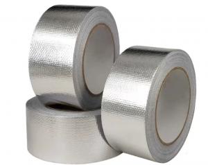 Wholesale Glass Fiber Insulation Reinforced Aluminium Foil Tape Heavy Duty Silver Cloth from china suppliers