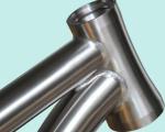 Titanium Alloy Bike Frame For Mountain Bike Internal Wiring Internal Brake Shock